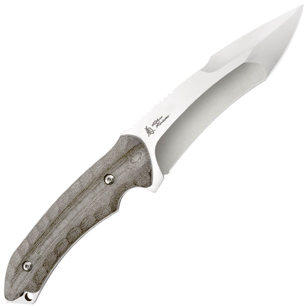 Kiku Small Fixed Blade Knife w/ Hard Molded Nylon Sheath Mrknife