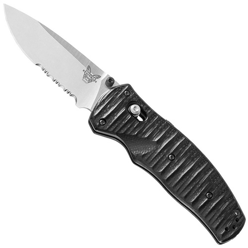 Benchmade Combo Blade Volli AXIS-Assisted Satin Folding Knife