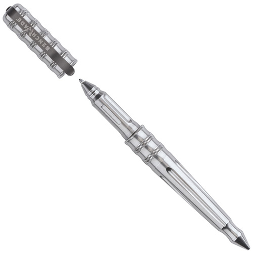 Benchmade Stainless Steel Tactical Pen, Blue Ink