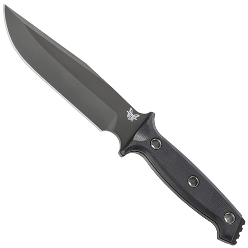 Benchmade Sibert Arvensis Fixed Blade, Black