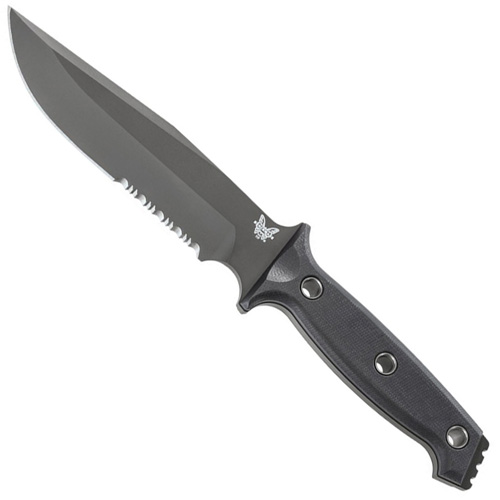 Benchmade Sibert Arvensis Combo Knife, Black