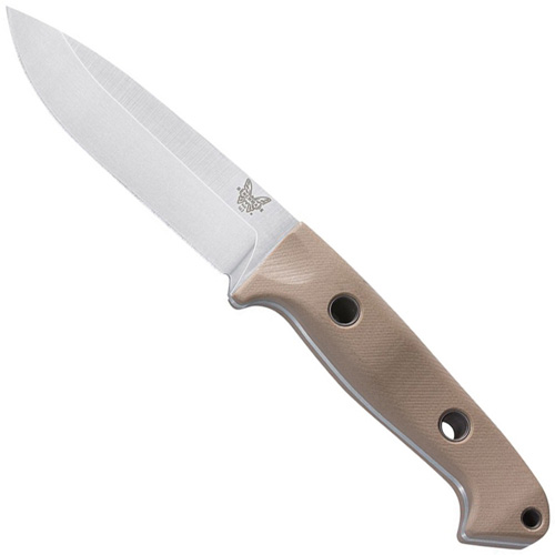 Benchmade 162 Bushcrafter Satin Finish Blade Fixed Knife