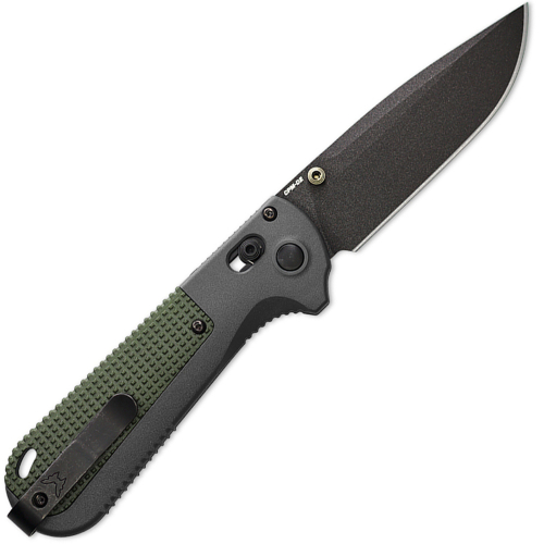 Plain Edge Redoubt Folding Knife - Black