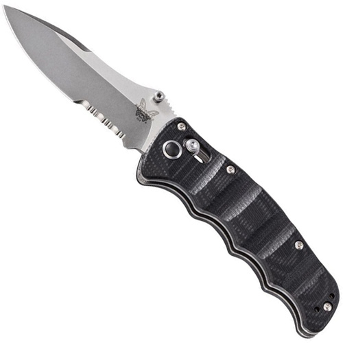Benchmade Nakamura AXIS Combo Blade Folding Knife