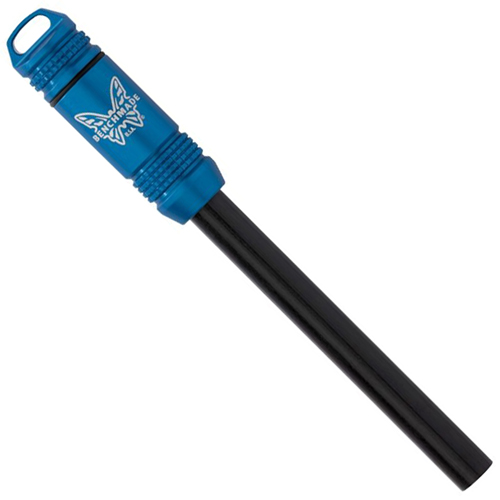 Ferro Rod 50023 Anodized Aluminum Capsule Fire Starter - Blue