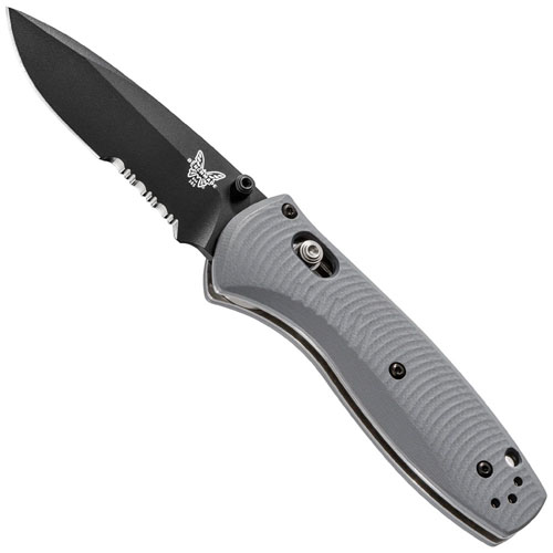 Benchmade Osborne Mini Barrage Combo Knife, Black