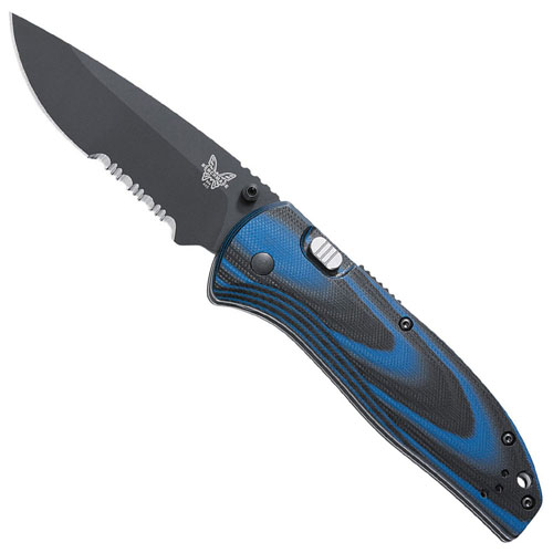 Benchmade APB Assisted Combo Blade Black Folding Knife