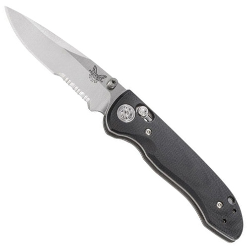 Benchmade Foray G10 Combo Knife
