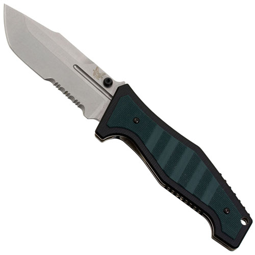 Benchmade & Sibert Vicar Serrated Folding Knife