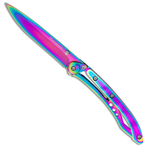 Dejavu Framelock Rainbow Folding Knife