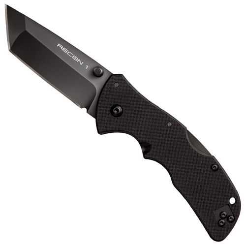 Cold Steel Mini Recon 1 Tanto Point Black Folding Knife