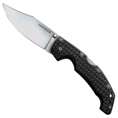 Large Voyager 5.25 Inch Long Grivory Handle Folding Knife