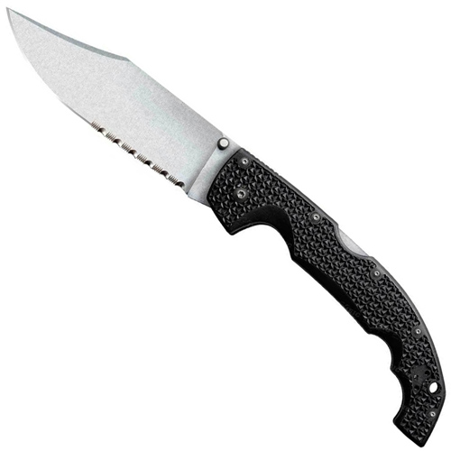 Cold Steel Voyager Clip 5 1/2 Inch 50/50 Edge Knife - 29TXCH