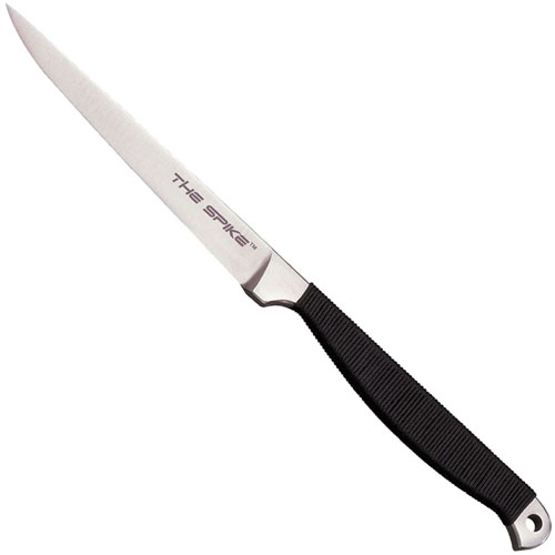 Spike 4 Inch Cord Wrapped Handle Fixed Blade Knife