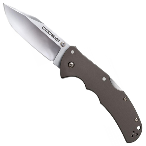 Cold Steel 58TPCC 4 Clip Point Plain Edge Folding Knife