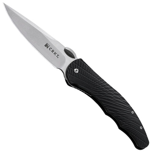 CRKT Lerch Enticer OutBurst Satin Razor-Sharp Edge Folding Knife