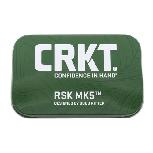 CRKT Ritter MK5 Stonewash Finish Survival Knife