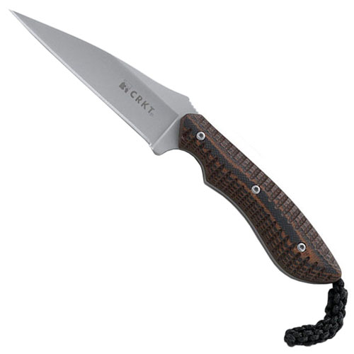 CRKT Small Pocket Everyday Wharncliffe Fixed Blade Knife