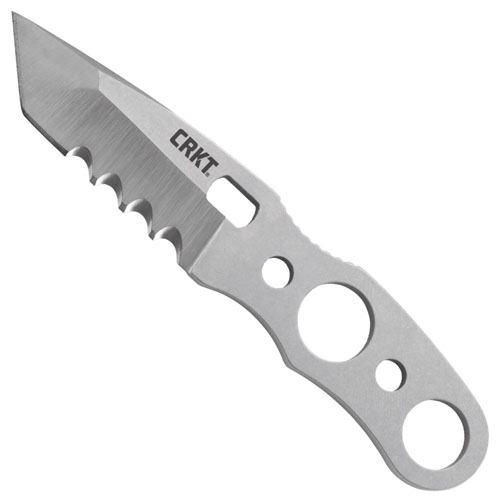 Hyphenate Stonewash Finish Blade Serrated Knife