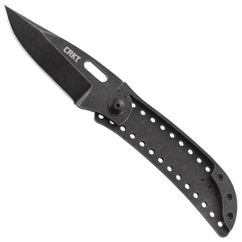 Desta Drop Point Folding Knife - Black