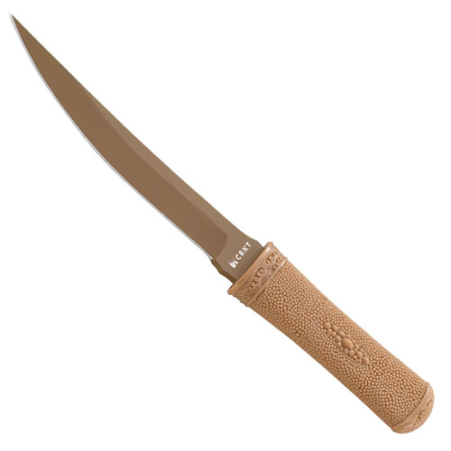 CRKT Tan Hissatsu Fixed Blade Knife