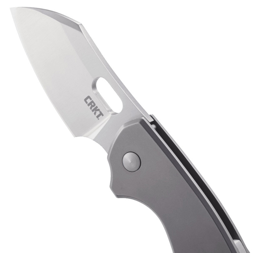 CRKT Pilar Stainless Steel Handle Folding Knife