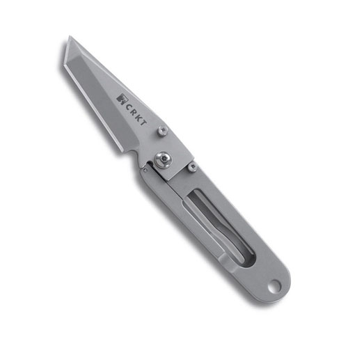CRKT Kiss Plain Edge Tanto Razor Edge Folding Knife