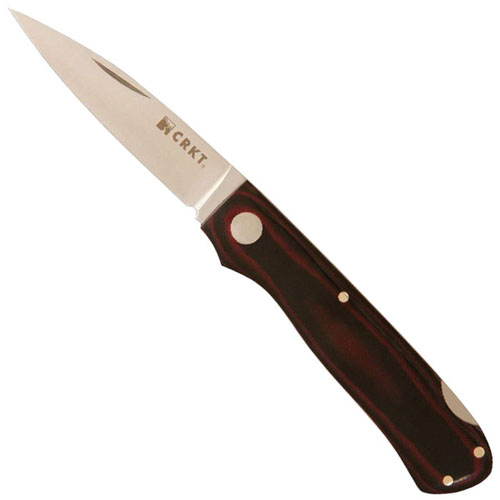 CRKT 6055 Tribute Plain Edge Folding Knife