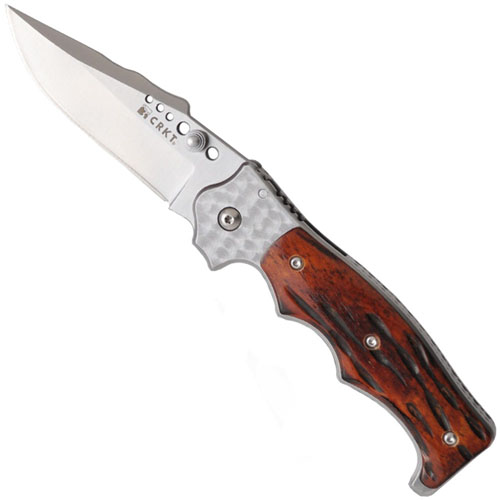 CRKT The Natural 2 Jig Bone Handle Folding Knife
