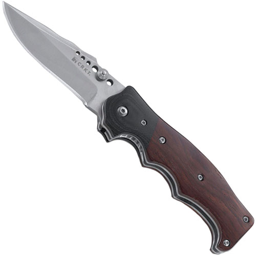 CRKT Crawford Natural 2 Cocobolo Wood Handle