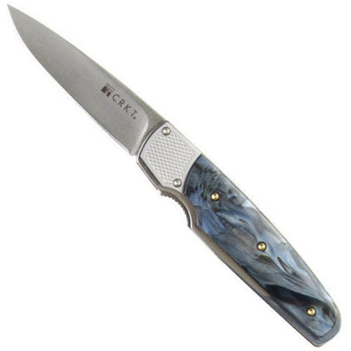 CRKT Fulcrum 2.75 Inch Satin Folding Blade Knife
