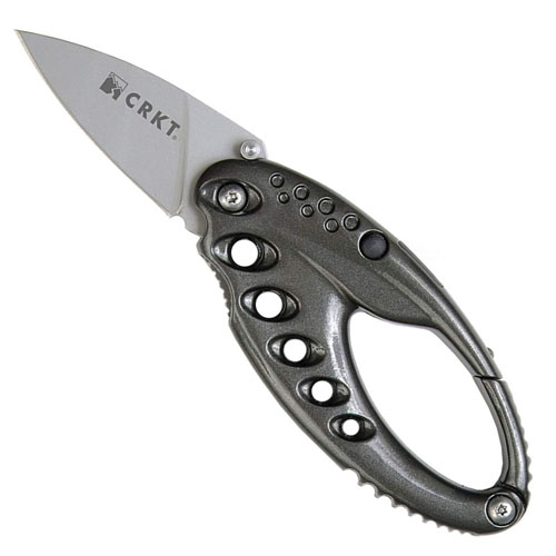 CRKT Lumabiner Liner Lock Folding Blade Knife