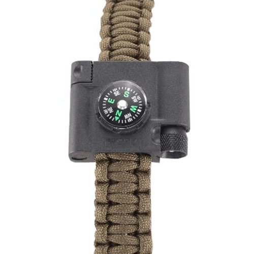 CRKT Stokes Paracord Bracelet with Compass, Led and Firestarter
