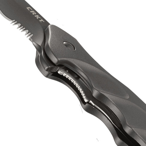 CRKT Combined Razor-Sharp And Triple-Point Serrated Folding Knife