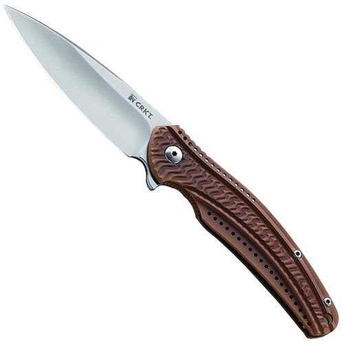 CRKT Ken Onion Ripple 2 Razor Sharp Edge Stainless Steel Folding Knife