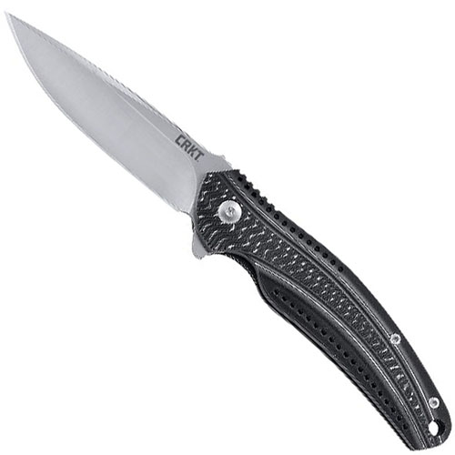 CRKT Ripple Satin Finish Blade Folding Knife