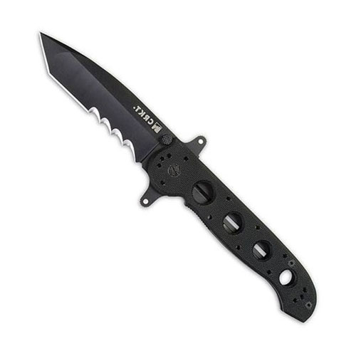 CRKT Military Combo Edge Tanto Blade Folding Knife