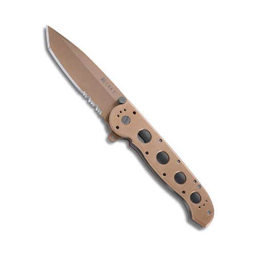 CRKT Desert Big Dog Combo Edge Desert Folding Knife