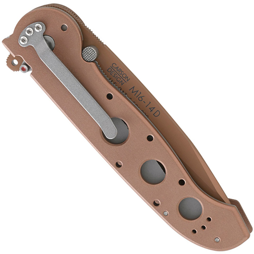CRKT M16-14D Tanto Blade Folding Knife - Desert