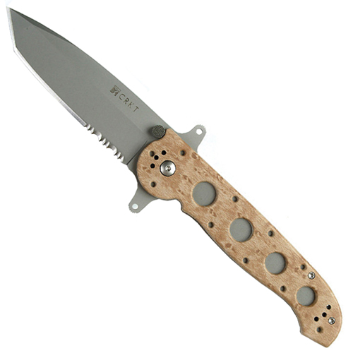 CRKT Desert Special Forces Serrated Combo Edge Folding Knife