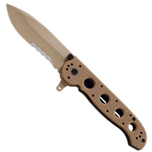 CRKT M21 - 12GD G-10 Handle Veff Serrated Folding Knife