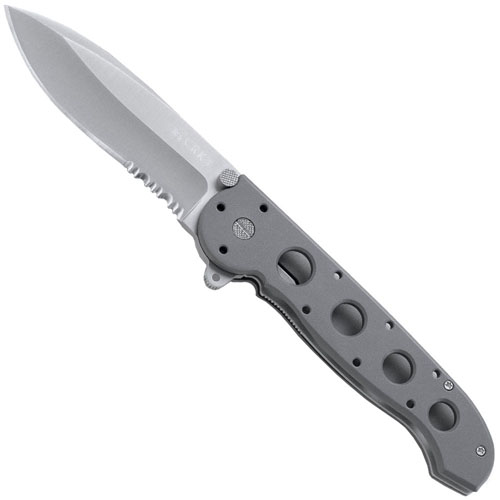 CRKT M21-14 Aluminum Large Handle Half Serrated Folding Knife