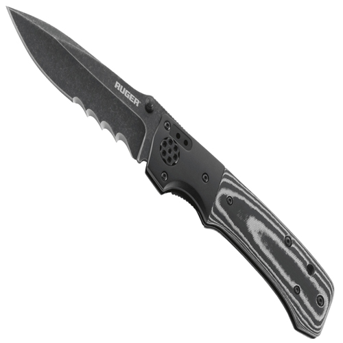CRKT Ruger All-Cylinders EDC Knife Serrated Edge