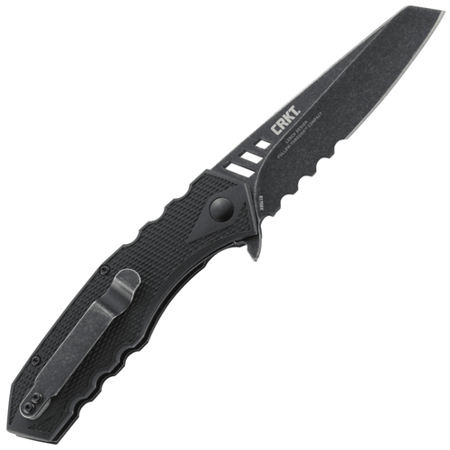 CRKT Follow-Through Compact Tanto Folding Knife Serrated