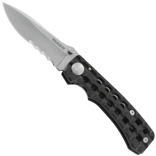 CRKT Ruger Go-N-Heavy Folding Knife Serrated Edge