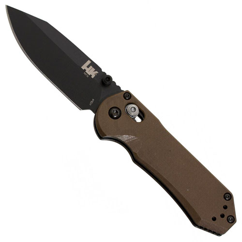 HK Knives AXIS Mini Folder G10 D2 Steel - Sand