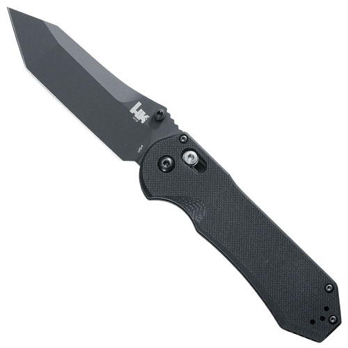 HK Knives AXIS Tanto Folder Black G10 D2 Steel - Black