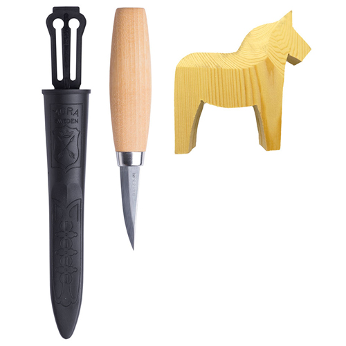 Morakniv Wooden Dala Horse Carving Knife Kit
