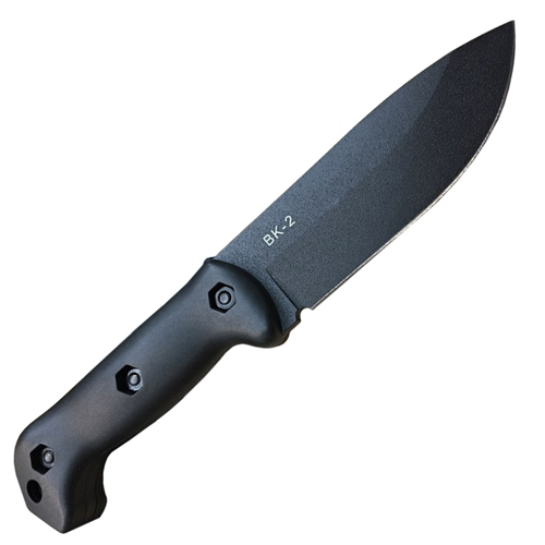 Becker Campanion Drop-Point Black Blade Fixed Knife