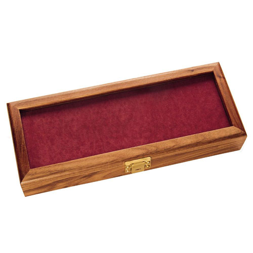 Walnut Furniture Grade Presentation Case for up to 13 Inch Long Knife